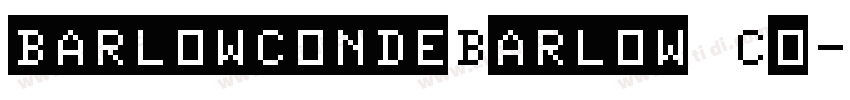 barlowcondeBarlow Co字体转换